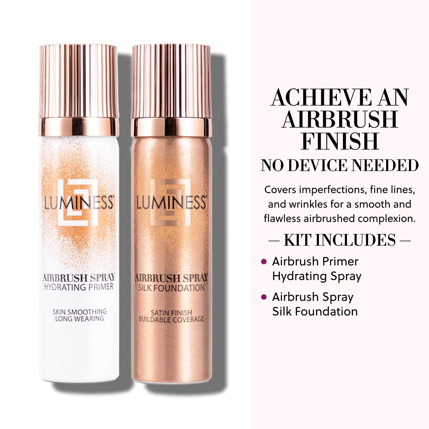 Airbrush Spray Silk Foundation & Hydrating Primer Kit - Image 20