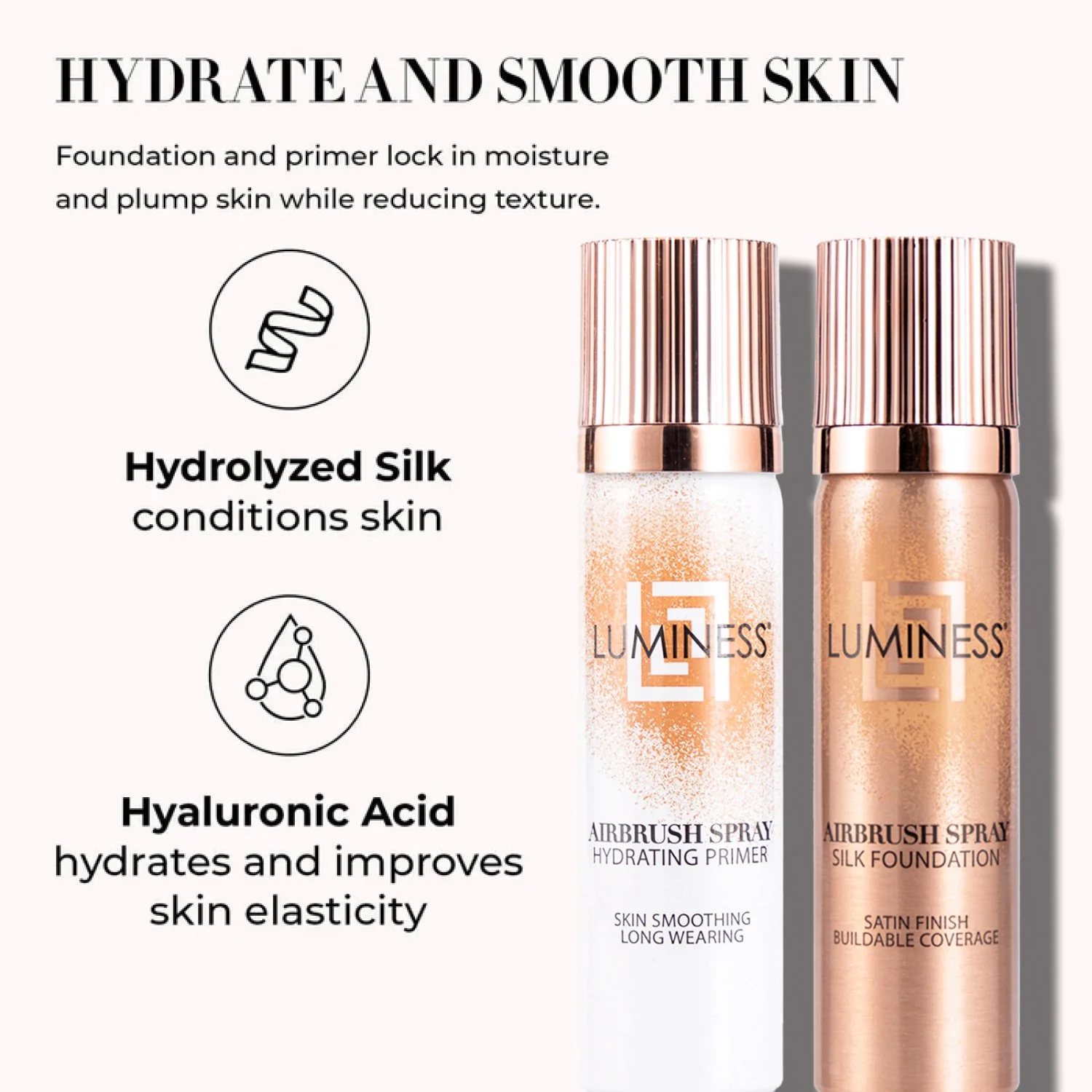 Airbrush Spray Silk Foundation & Hydrating Primer Kit - Image 22