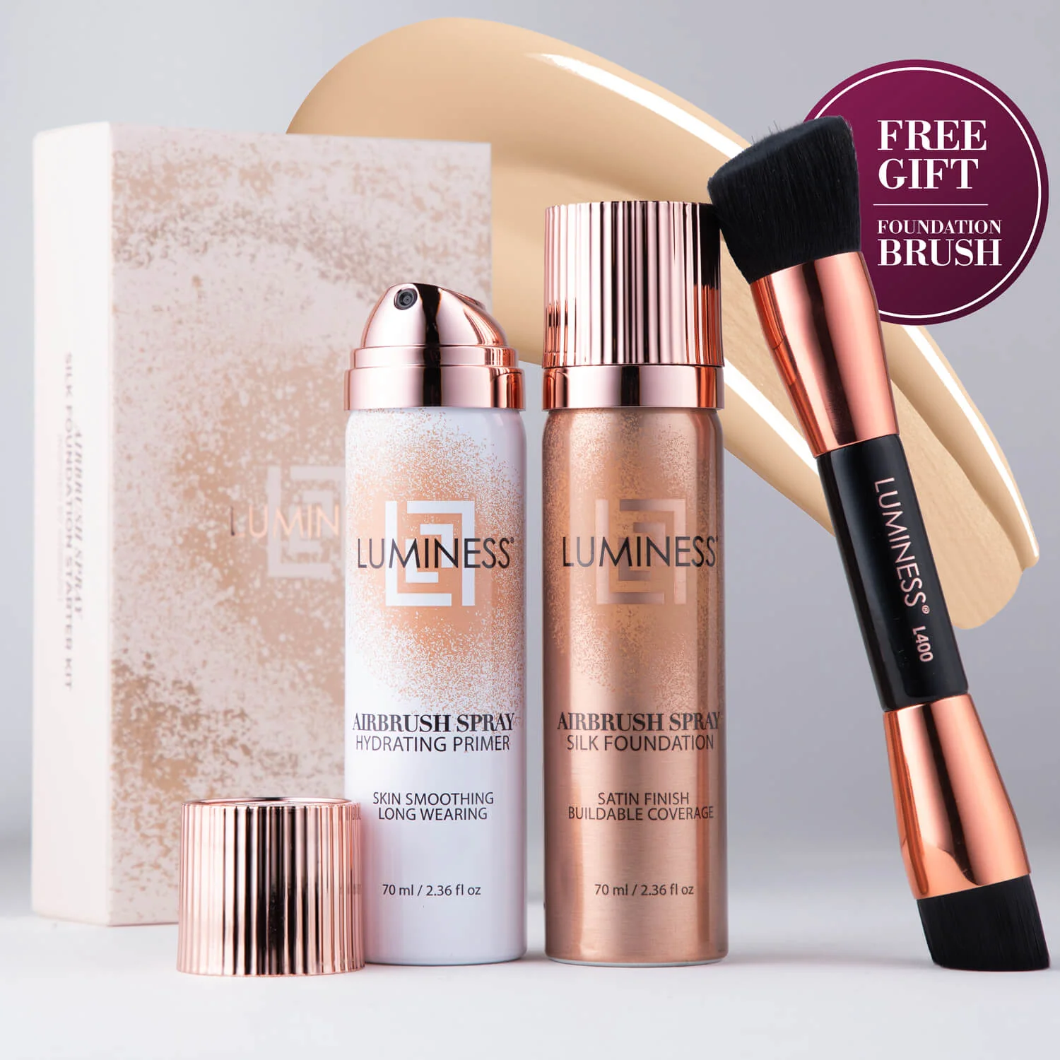 Airbrush Spray Silk Foundation Starter Kit - Image 11