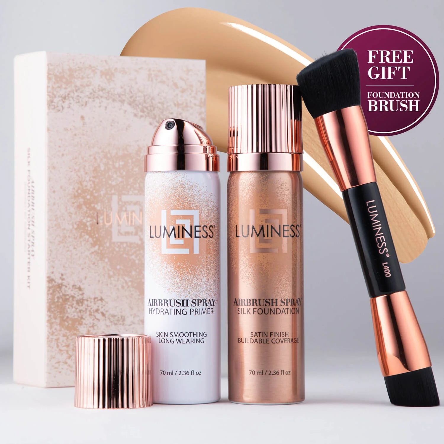 Airbrush Spray Silk Foundation Starter Kit - Image 13