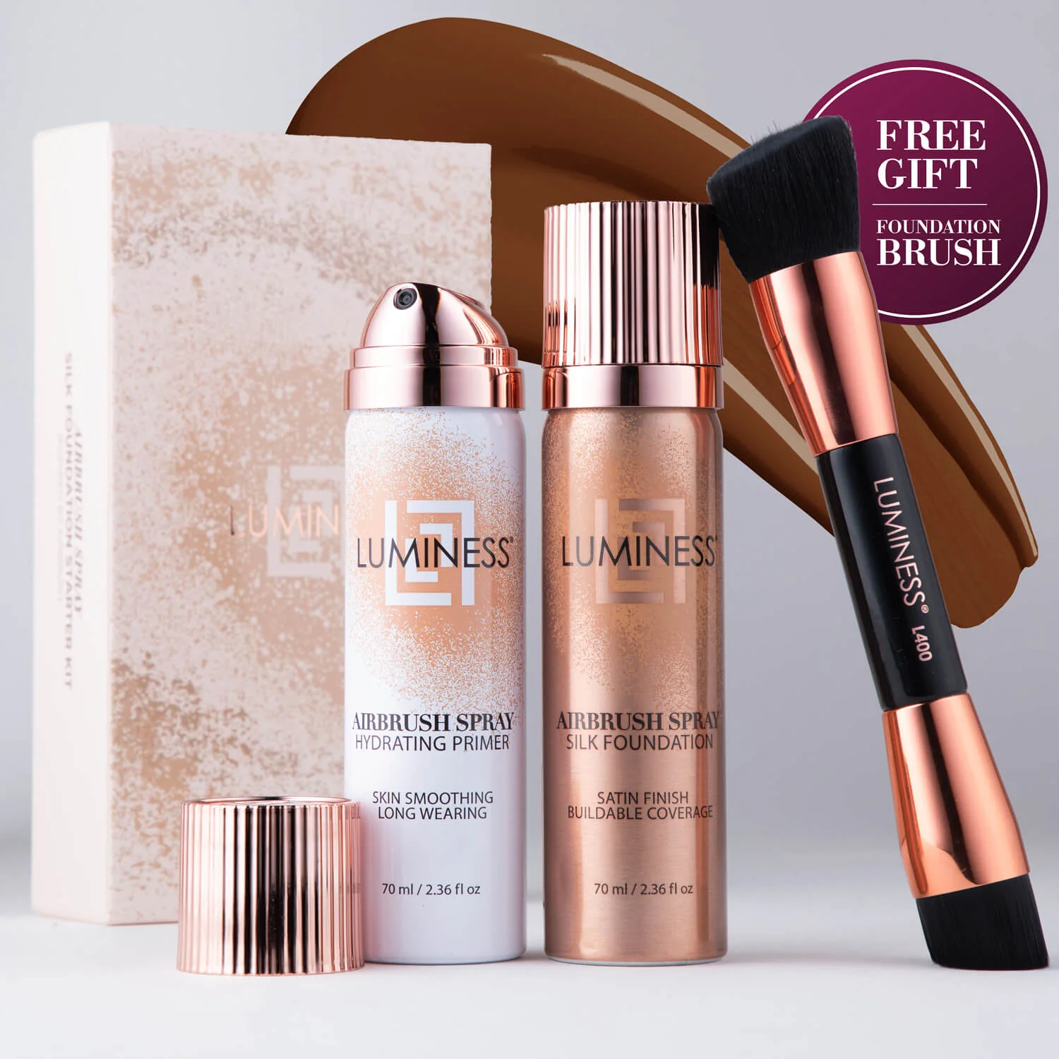 Airbrush Spray Silk Foundation Starter Kit - Image 24