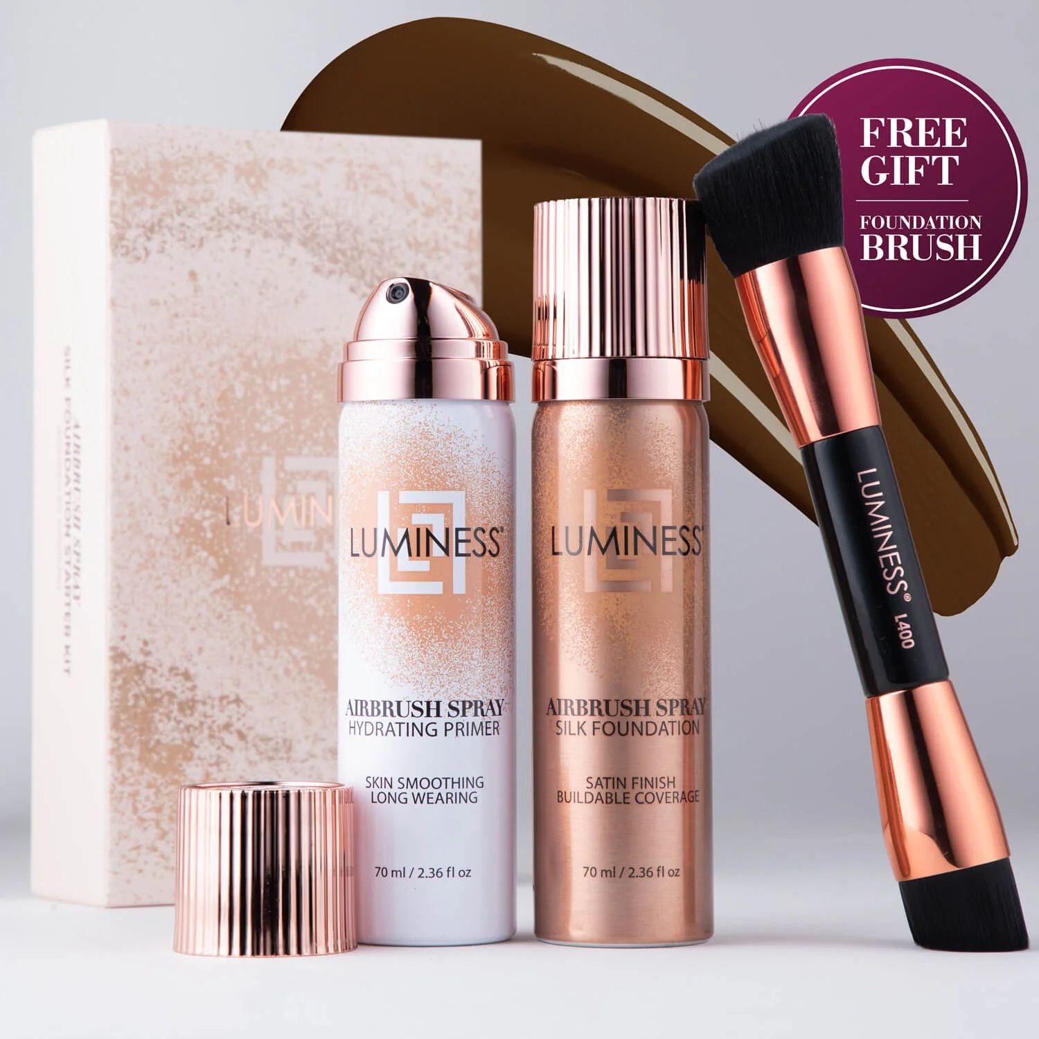 Airbrush Spray Silk Foundation Starter Kit - Image 25