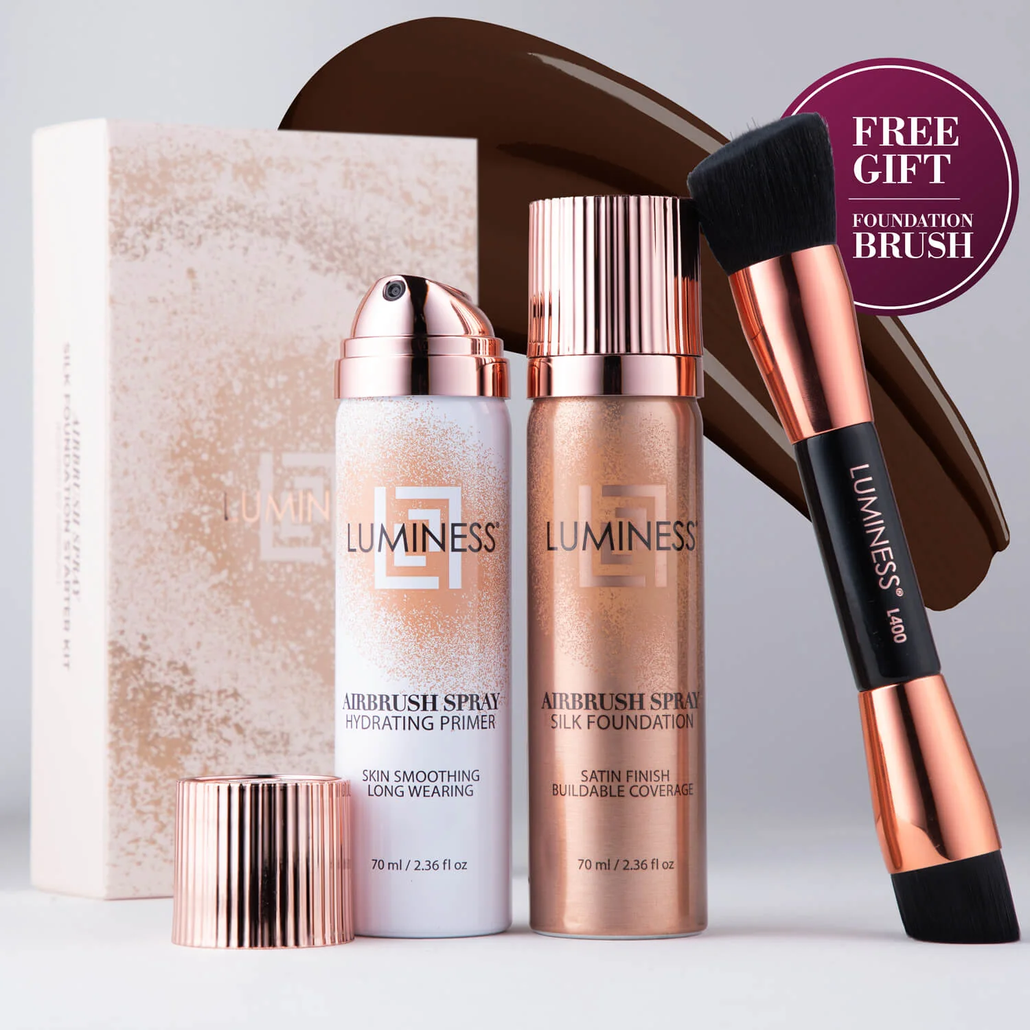 Airbrush Spray Silk Foundation Starter Kit - Image 28