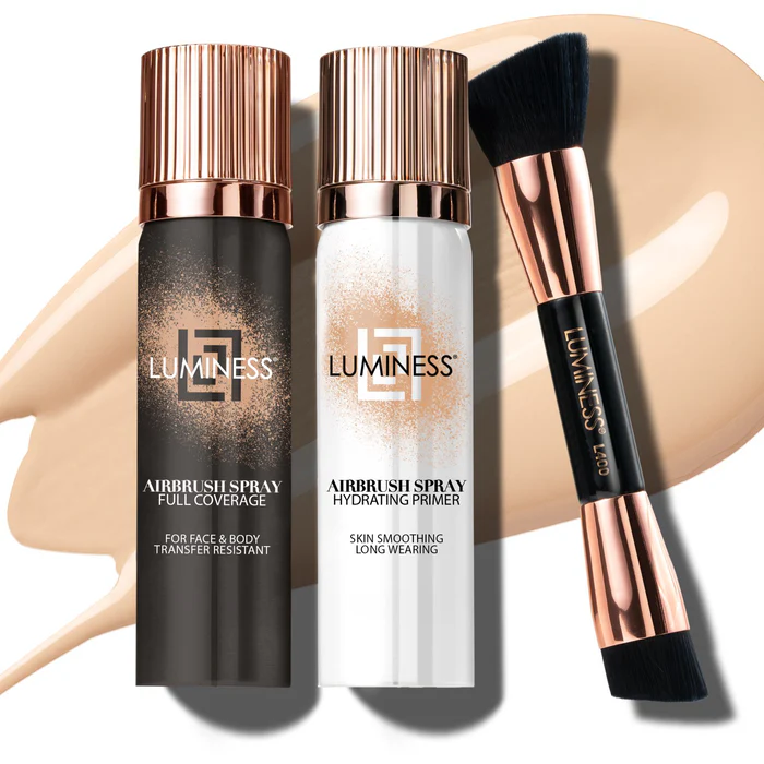 Airbrush Full Coverage Body & Face Foundation Starter Kit - Image 12
