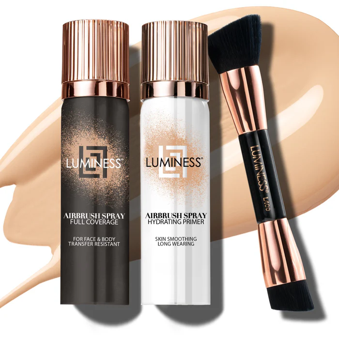 Airbrush Full Coverage Body & Face Foundation Starter Kit - Image 13