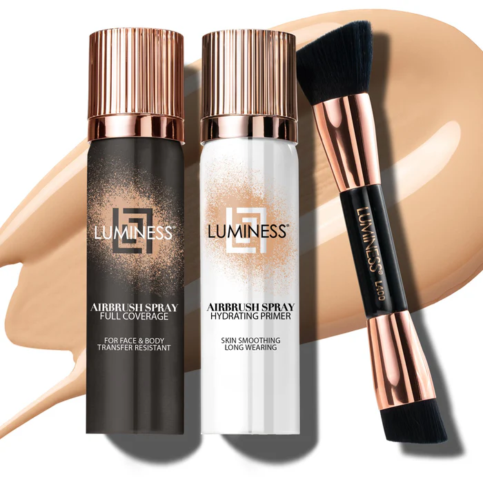 Airbrush Full Coverage Body & Face Foundation Starter Kit - Image 14