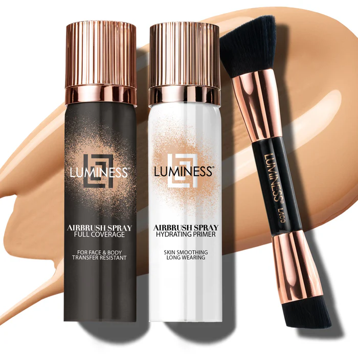 Airbrush Full Coverage Body & Face Foundation Starter Kit - Image 15