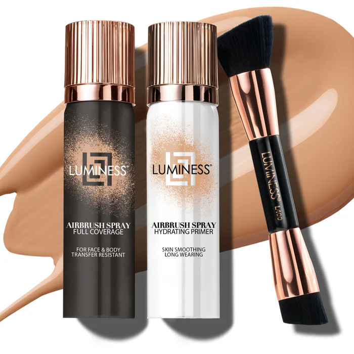 Airbrush Full Coverage Body & Face Foundation Starter Kit - Image 16