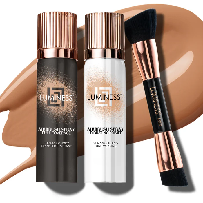 Airbrush Full Coverage Body & Face Foundation Starter Kit - Image 17